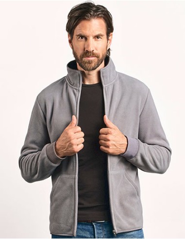 P-7971-Mens Double Fleece Jacket